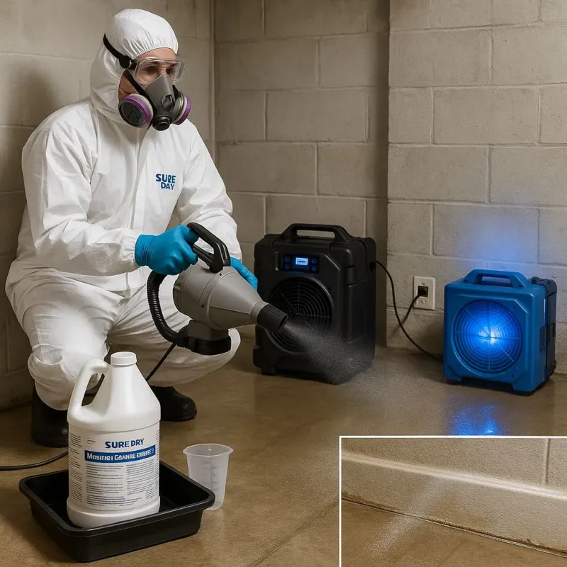 Sanitization and Odor Removal process in Oakfield, NY
